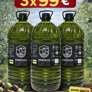 Aove Esmeralda de Mágina Pack de 3 botellas de 5 litros