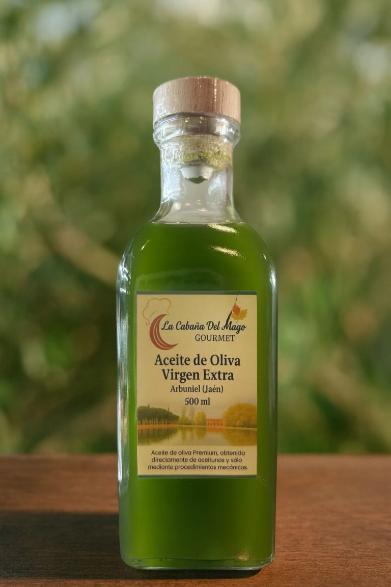 Aceite Verde LA CABAÑA DEL MAGO GOURMET Cosecha Temprana - Botella de 500 ml