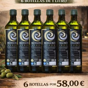 Aceite Romero Verde 6 Botellas de 1 L