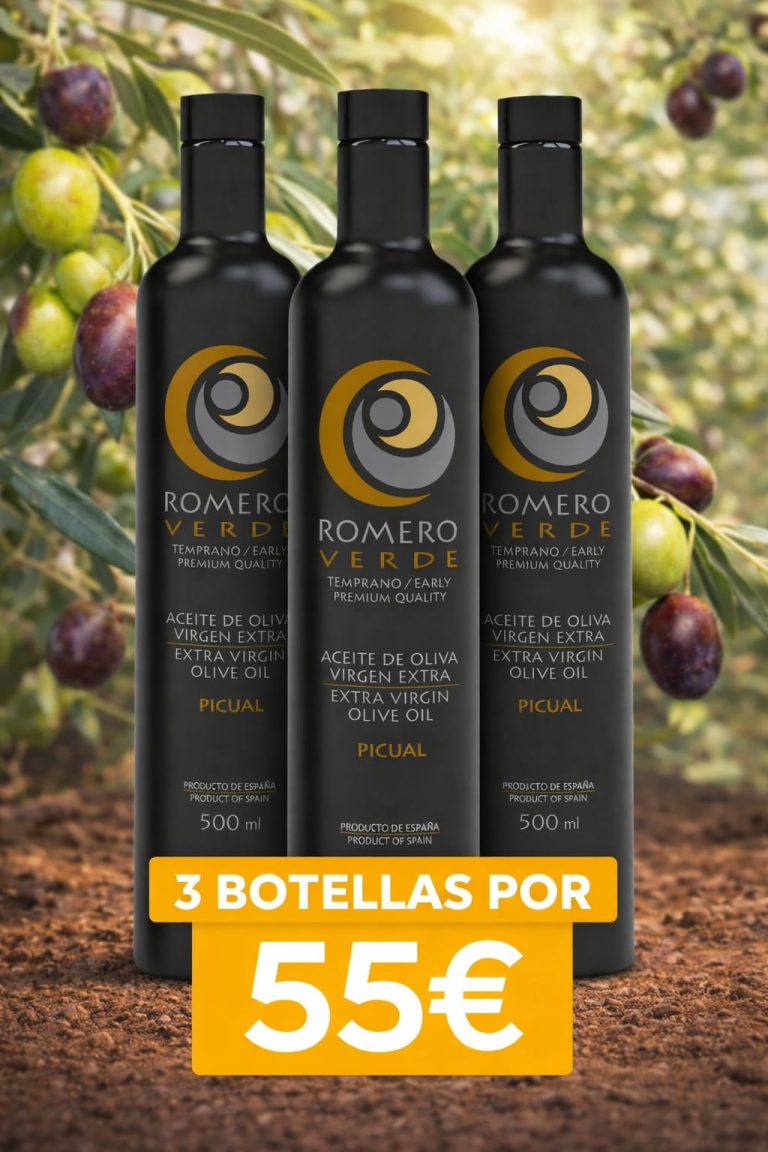 Aceite Romero Verde 3 Botellas de 500 ml
