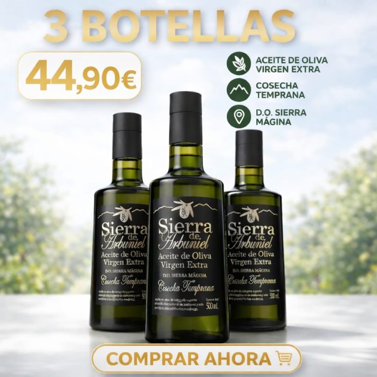Sierra de Arbuniel Cosecha Temprana 3 Botellas de 500 ml